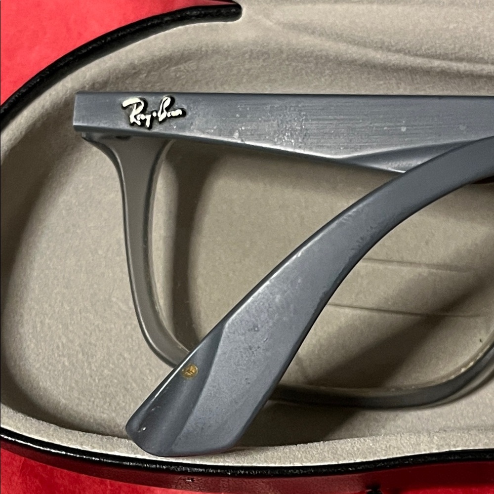 Ray-Ban Gray Rectangle Eyeglass Frames - image 5